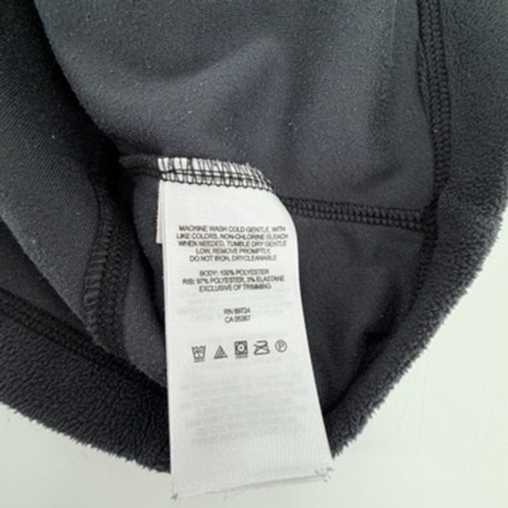Columbia Womens 2X Black Fleece Quarter Zip Pullover Raglan Sleeve Mock Neck - Picture 5 of 7